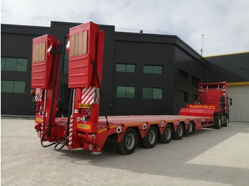 Low loader semi-trailer LIDER NEW 2022 model new by manufacturer Ready in Stocks
