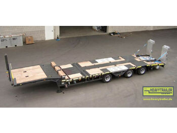 Meusburger 3-Achs-Tele-Semi Roadrunner Rampen mit Federwerk  - low loader semi-trailer
