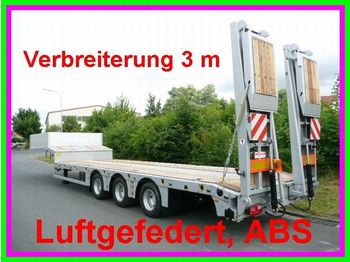 Möslein 3 Achs Satteltieflader, Luftgefedert - Low loader semi-trailer