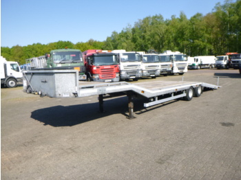 Veldhuizen Semi-lowbed trailer (light commercial) 10 m + winch + ramp - Low loader semi-trailer