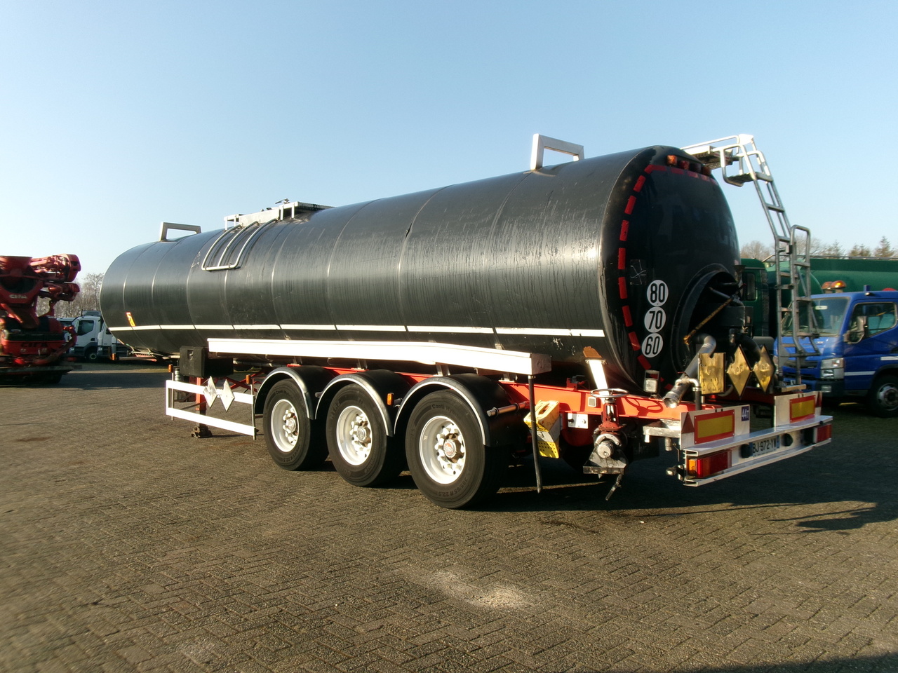 Tank semi-trailer for transportation of bitumen Magyar Bitumen tank inox 31 m3 / 1 comp + ADR: picture 3