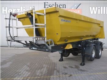 Tipper semi-trailer Meiller TR2 Stahl-Kurzsattel 22m³ | SmartBoard*Luft-Lift: picture 1