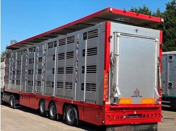 Livestock semi-trailer Menke 4 Stock Lenk Lift Typ2 Lüfter Dusche Tränk: picture 1