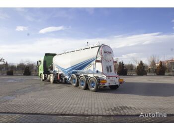 New Tank semi-trailer for transportation of cement NOVA NEW CEMENT TANKER TRAILER WITH DIESEL COMPRESSOR 2023: picture 1