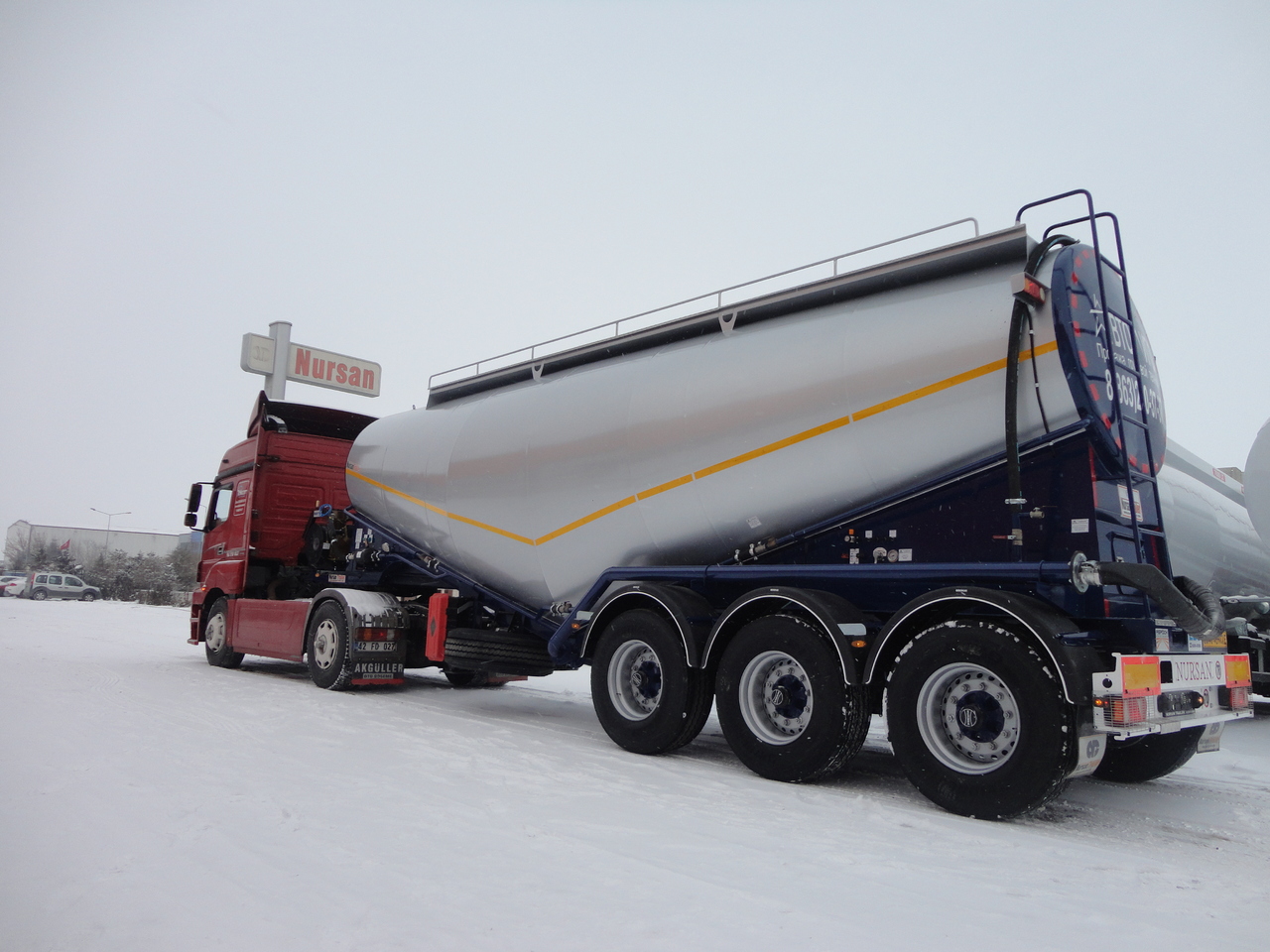 New Tank semi-trailer for transportation of cement NURSAN Cement Bulker: picture 8