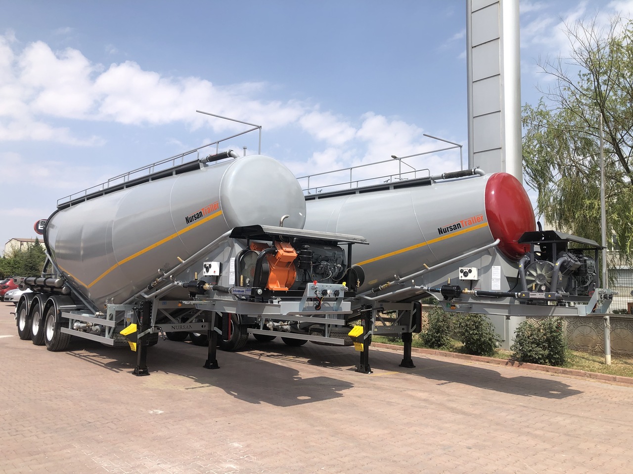 New Tank semi-trailer for transportation of cement NURSAN Cement Bulker: picture 11