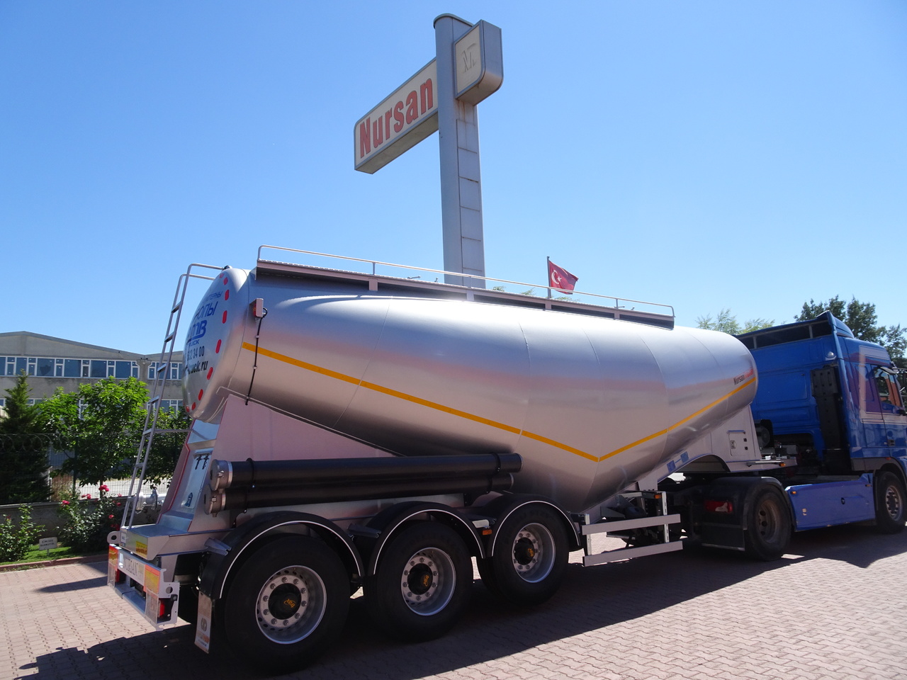 New Tank semi-trailer for transportation of cement NURSAN Cement Bulker: picture 6