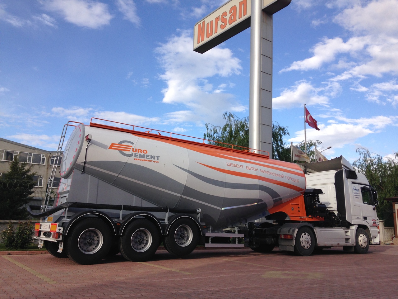 New Tank semi-trailer for transportation of cement NURSAN Cement Bulker: picture 16