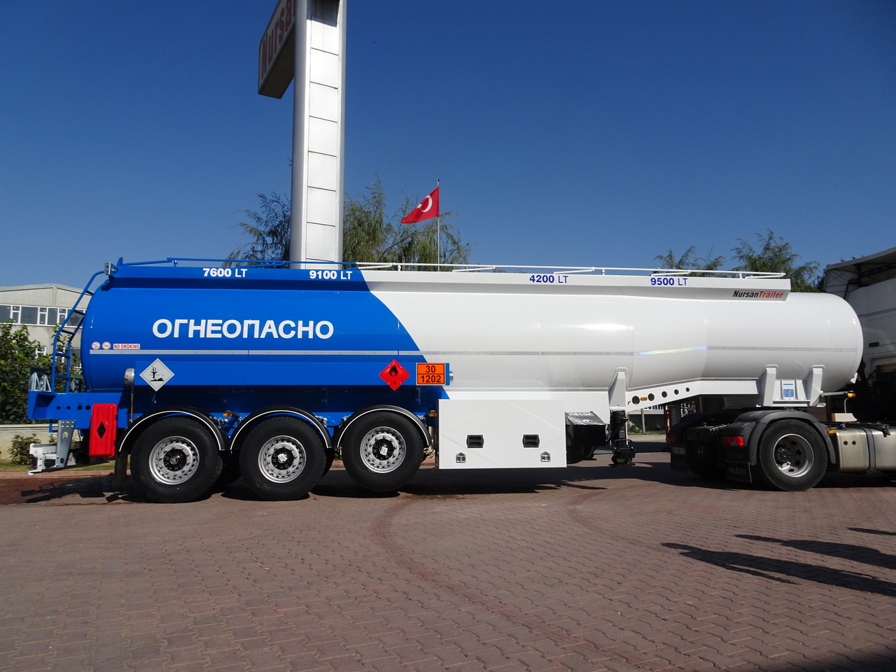 New Tank semi-trailer for transportation of fuel NURSAN Steel Fuel Tanker: picture 8