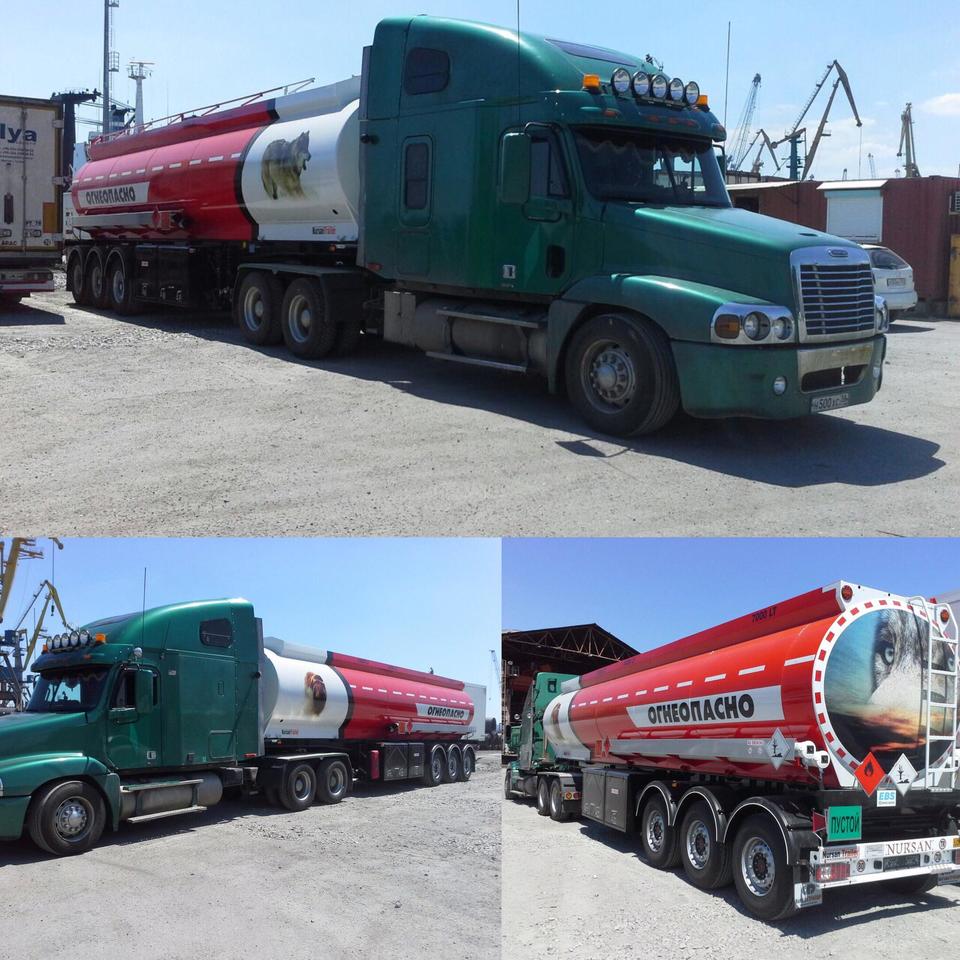 New Tank semi-trailer for transportation of fuel NURSAN Steel Fuel Tanker: picture 2