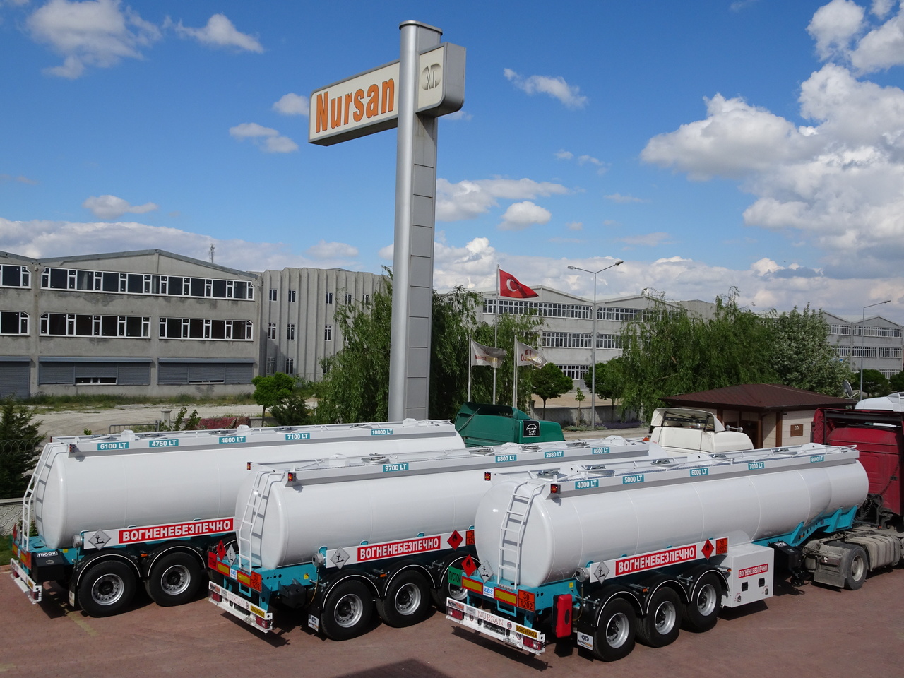 New Tank semi-trailer for transportation of fuel NURSAN Steel Fuel Tanker: picture 5