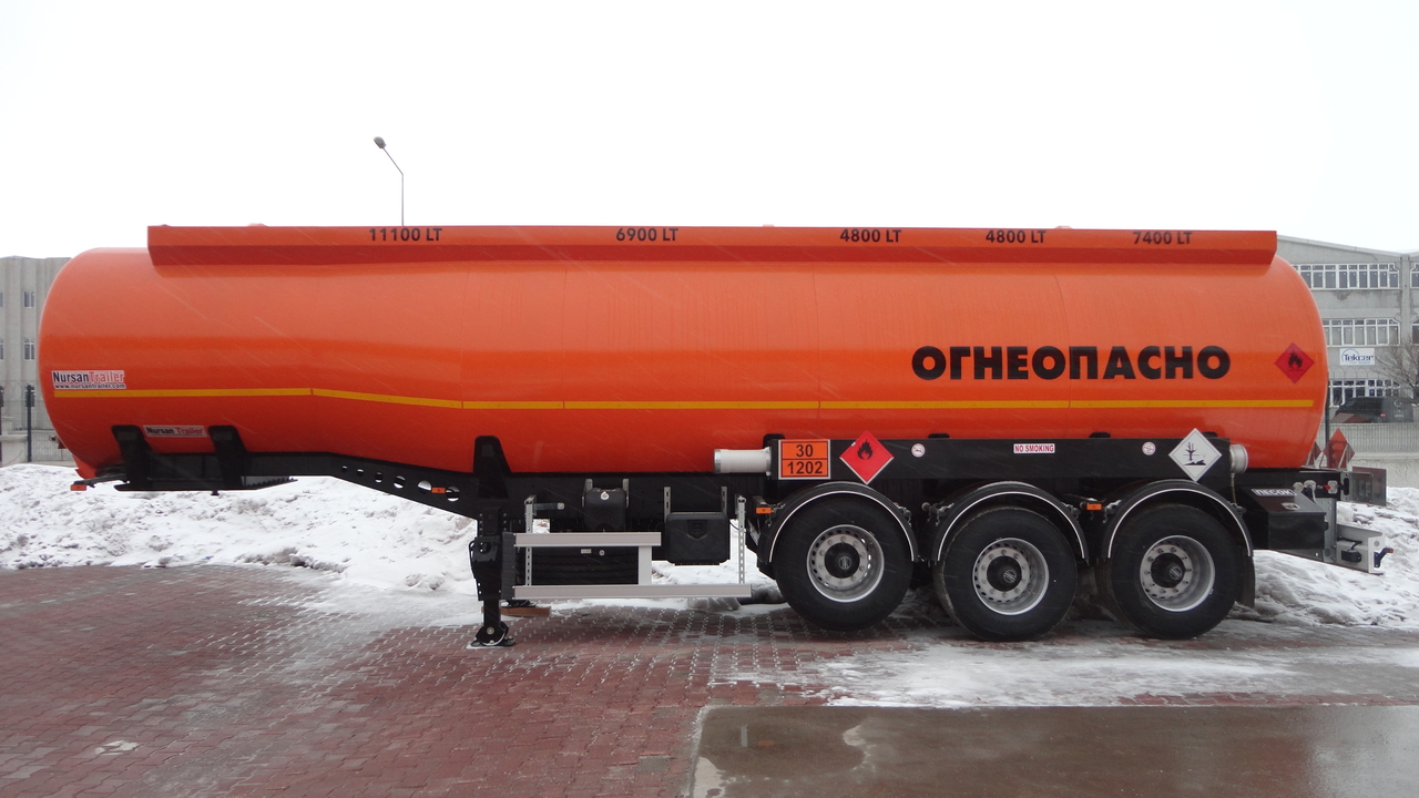 New Tank semi-trailer for transportation of fuel NURSAN Steel Fuel Tanker: picture 3