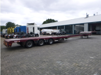 Low loader semi-trailer Nooteboom 3-axle semi-lowbed trailer extendable 14.5 m + ramps: picture 4
