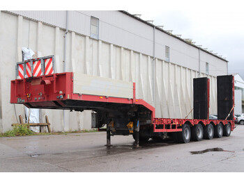 Low loader semi-trailer for transportation of heavy machinery Nooteboom MC0-85-05V  ausziehbar gelenkte A. Rampen Fernb.: picture 1