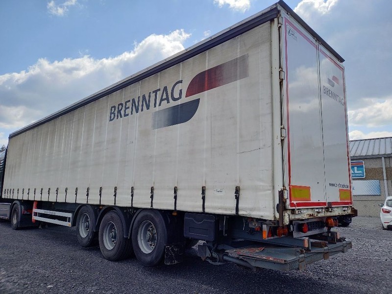 Curtainsider semi-trailer Pacton BOTTOM TAIL LIFT D'HOLLANDIA + 2 LIFT AXLES: picture 4