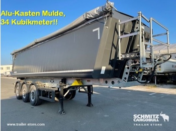 Tipper semi-trailer SCHMITZ Auflieger Kipper Alukastenmulde 34m³: picture 1