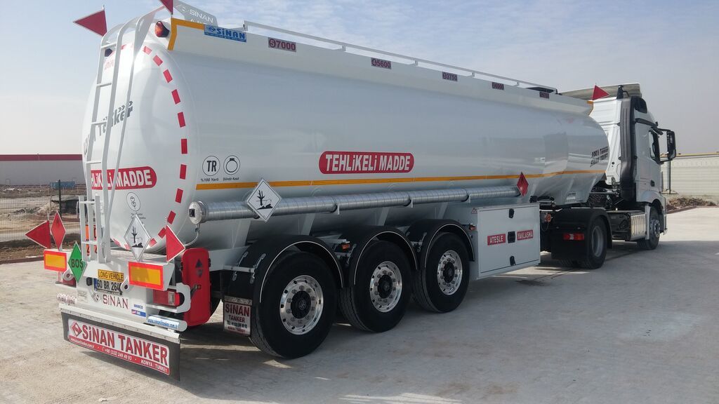 New Tank semi-trailer for transportation of fuel SINAN TANKER-TREYLER Aluminium, fuel tanker- Бензовоз Алюминьевый: picture 6