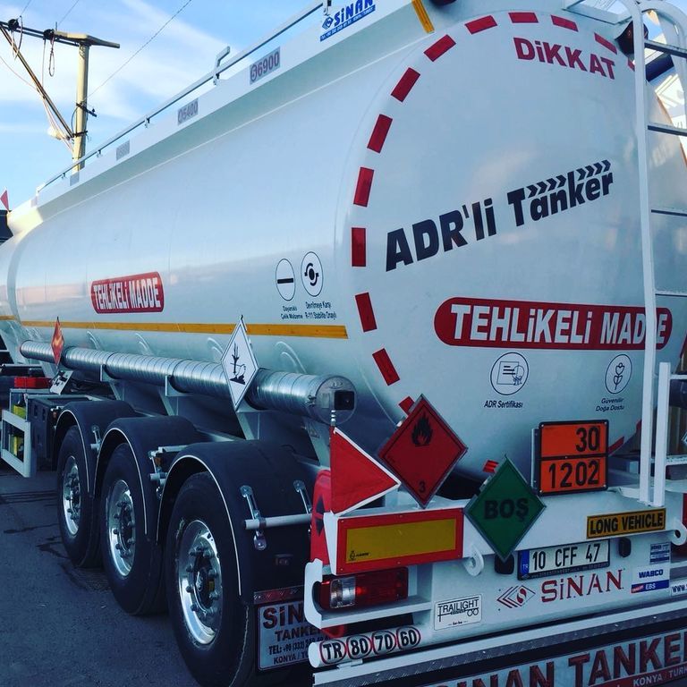 New Tank semi-trailer for transportation of fuel SINAN TANKER-TREYLER Aluminium, fuel tanker- Бензовоз Алюминьевый: picture 12