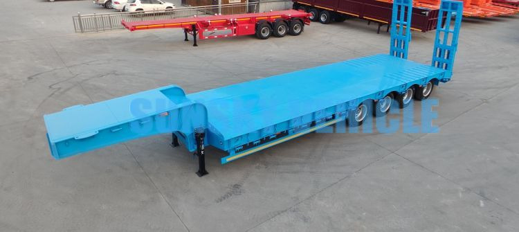 New Low loader semi-trailer for transportation of heavy machinery SUNSKY 3-Axle 30Ton lowbed semi-trailer: picture 7