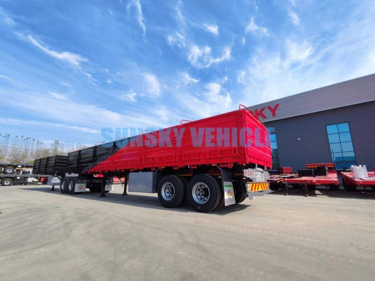New Dropside/ Flatbed semi-trailer for transportation of food SUNSKY Interlink Semi Trailer: picture 4