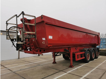 Tipper semi-trailer Schmitz Cargobull SKI 24 SL 8.2 isolated damaged: picture 1