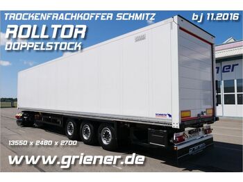 Closed box semi-trailer Schmitz Cargobull SKO 24 / ROLLTOR / DOPPELSTOCK / LASI / 2,70: picture 1