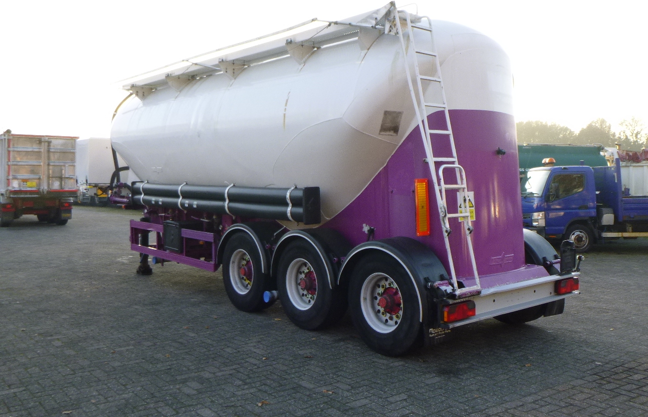 Tank semi-trailer for transportation of flour Spitzer Powder tank alu 37 m3 + engine/compressor: picture 3