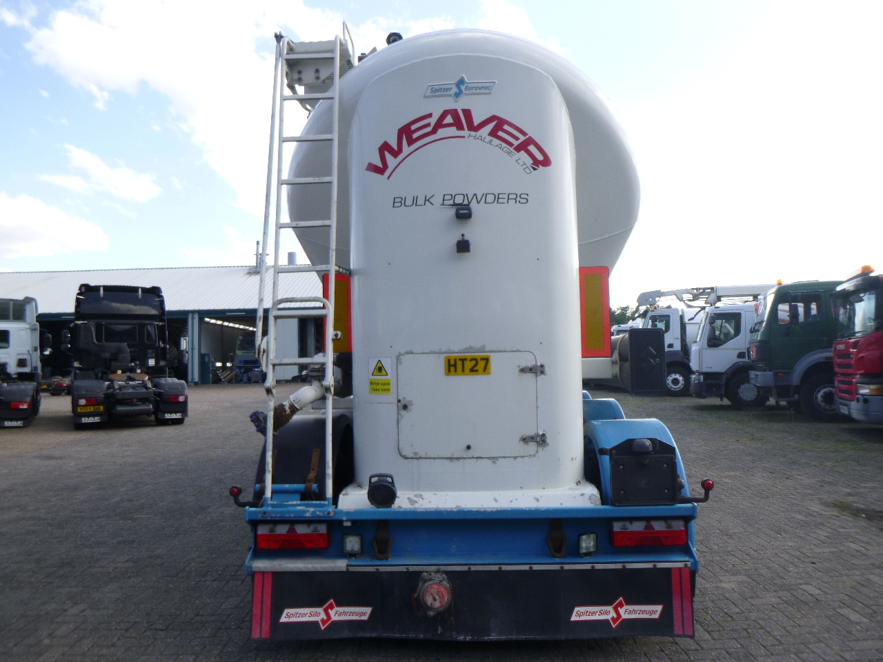 Tank semi-trailer for transportation of flour Spitzer Powder tank alu 43 m3 / 1 comp: picture 8