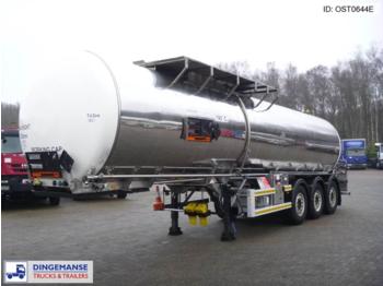 Crossland Bitumen tank inox 31.8 m3 / 1 comp - Tank semi-trailer