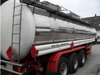 Hendricks Edelstahl 3 Kammern mit Pumpe 30000 Liter - Tank semi-trailer