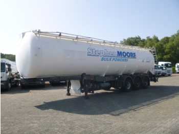 L.A.G. Powder tank alu 58.5 m3 / 1 comp + compressor - tank semi-trailer