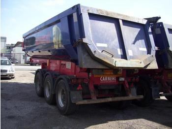 Carnehl 3-Achser Stahl Halbschale CHKS/HH mit Rollplane - Tipper semi-trailer