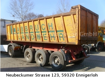 Hendricks KISA 34 24 cbm Stahlkippmulde  - Tipper semi-trailer