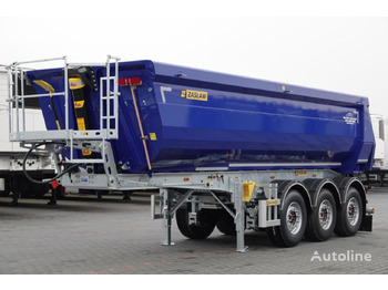 Zasław WYWROTKA 26m3 / STALOWA / RYNNA / NOWA - Tipper semi-trailer