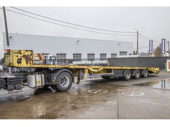 Low loader semi-trailer Trax FOSSES+RAMPES HYDRAULIQUE+ESS.DIR./STEERING/GELENKT: picture 1