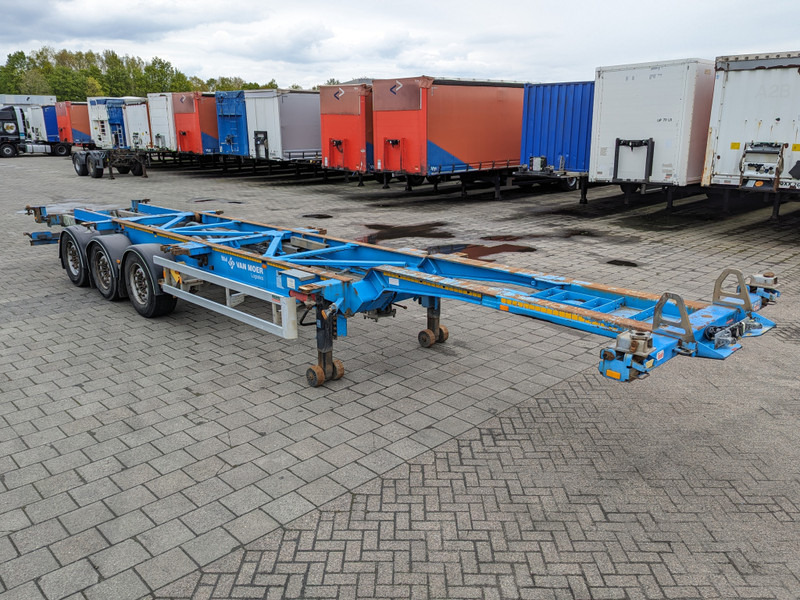 Container transporter/ Swap body semi-trailer Van Hool 3B0079 3-Assen SAF - DiscBrakes - ADR - Backslider- 11/2024APK - 3 Units On Stock (O1855): picture 4