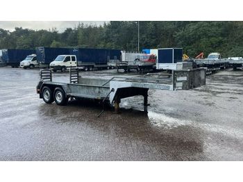 Low loader semi-trailer tieflader minisattel 5000 kg: picture 1