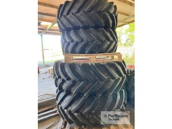 Wheel and tire package for Agricultural machinery Fendt 540/65 R28 + 650/65 R38: picture 1