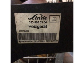 Heating/ Ventilation for Material handling equipment Heater for Linde Series 353-03: picture 3