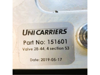 Hydraulic control valve for Unicarriers - Hydraulic valve