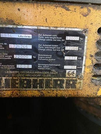 Spare parts for Excavator Liebherr A914: picture 4