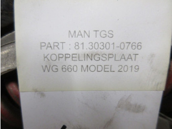 Clutch and parts for Truck MAN TGS 81.30301-0766 KOPPELINGSPLAAT EURO 6: picture 3