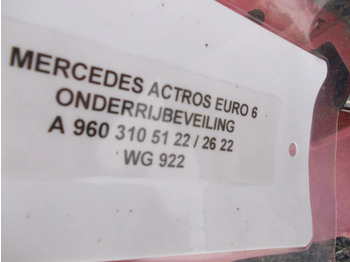 Frame/ Chassis for Truck Mercedes-Benz ACTROS A 960 310 51 22 / 26 22 ONDERRIJBEVEILIGING EURO 6: picture 3