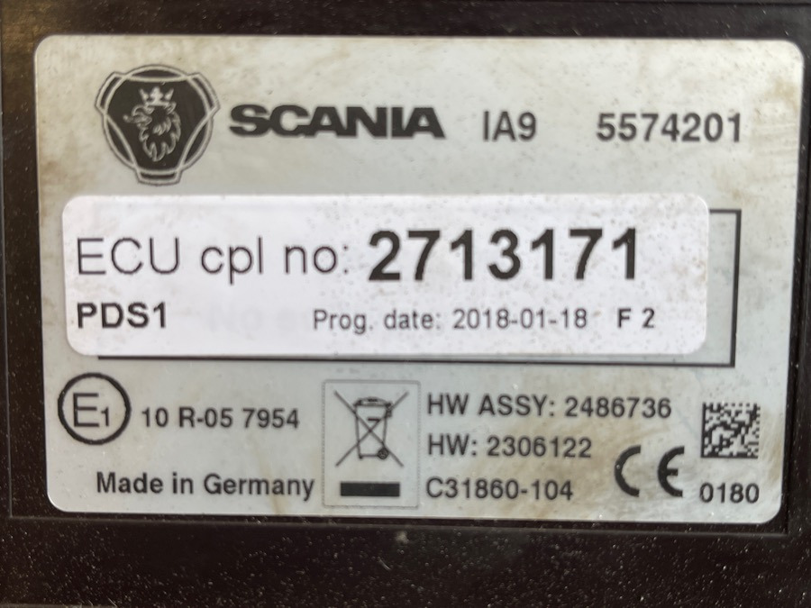 Electrical system for Truck SCANIA ECU DCS 2713171: picture 3