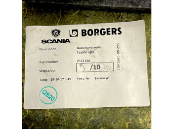 Cab and interior Scania SCANIA, BORGERS R-Series (01.16-): picture 4