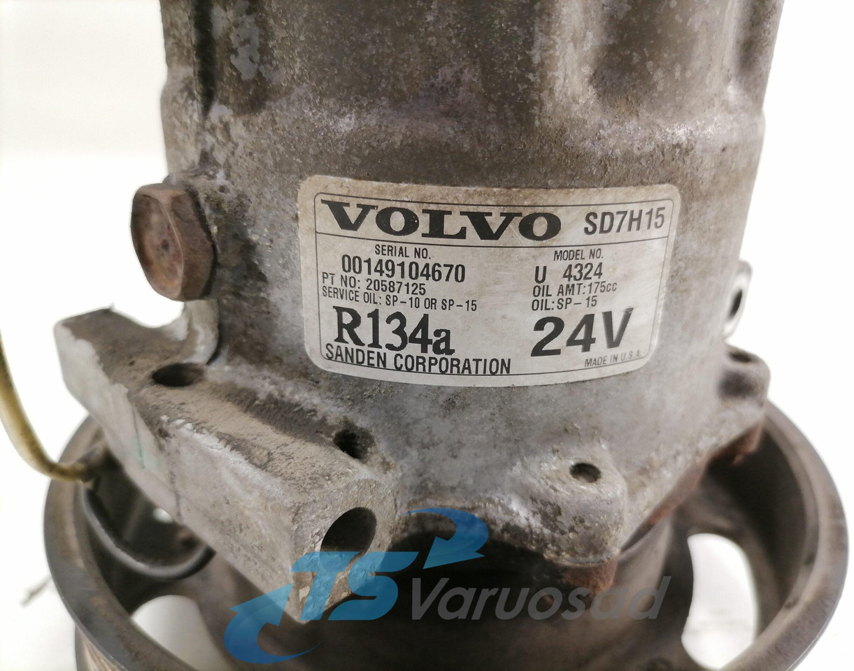 Heating/ Ventilation for Truck Volvo A/C compressor 20587125: picture 4