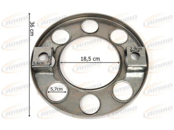 New Wheels and tires for Truck Wheel cover, 8 holes, stainless steel 19,5 inch Wheel cover, 8 holes, stainless steel 19,5 inch: picture 2