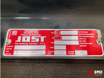 Fifth wheel coupling for Truck jost Occ montageplaat voor koppelschotel  MP4102 JOST: picture 2