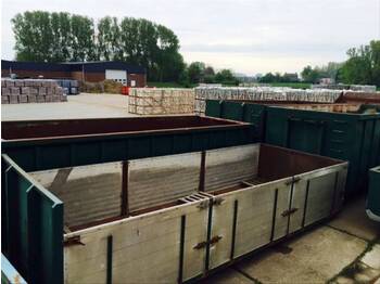Roll-off container Diversen open fence cable/hook/chain system
