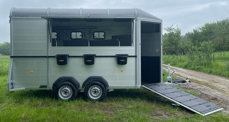 New Horse trailer for transportation of animals BÖCKMANN Traveller G3 mit Aufstellklappe / AKTION: picture 6